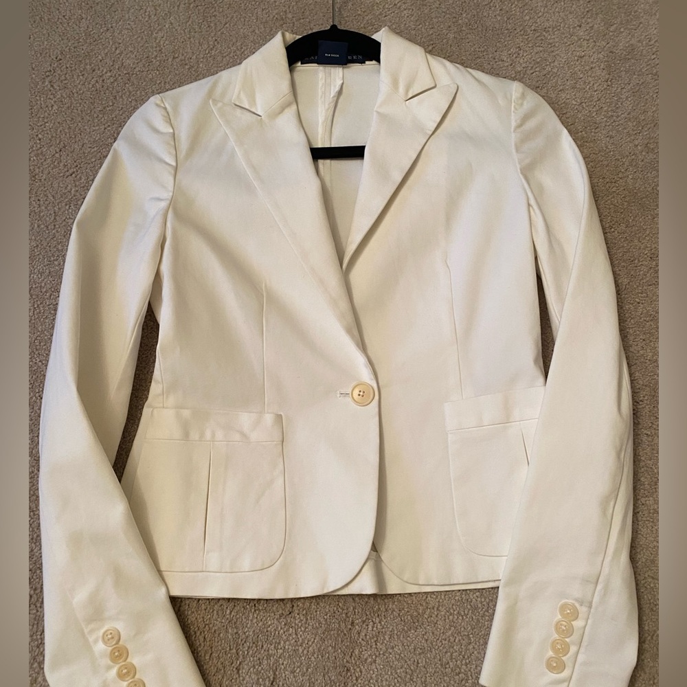 White Ralph Lauren Jacket